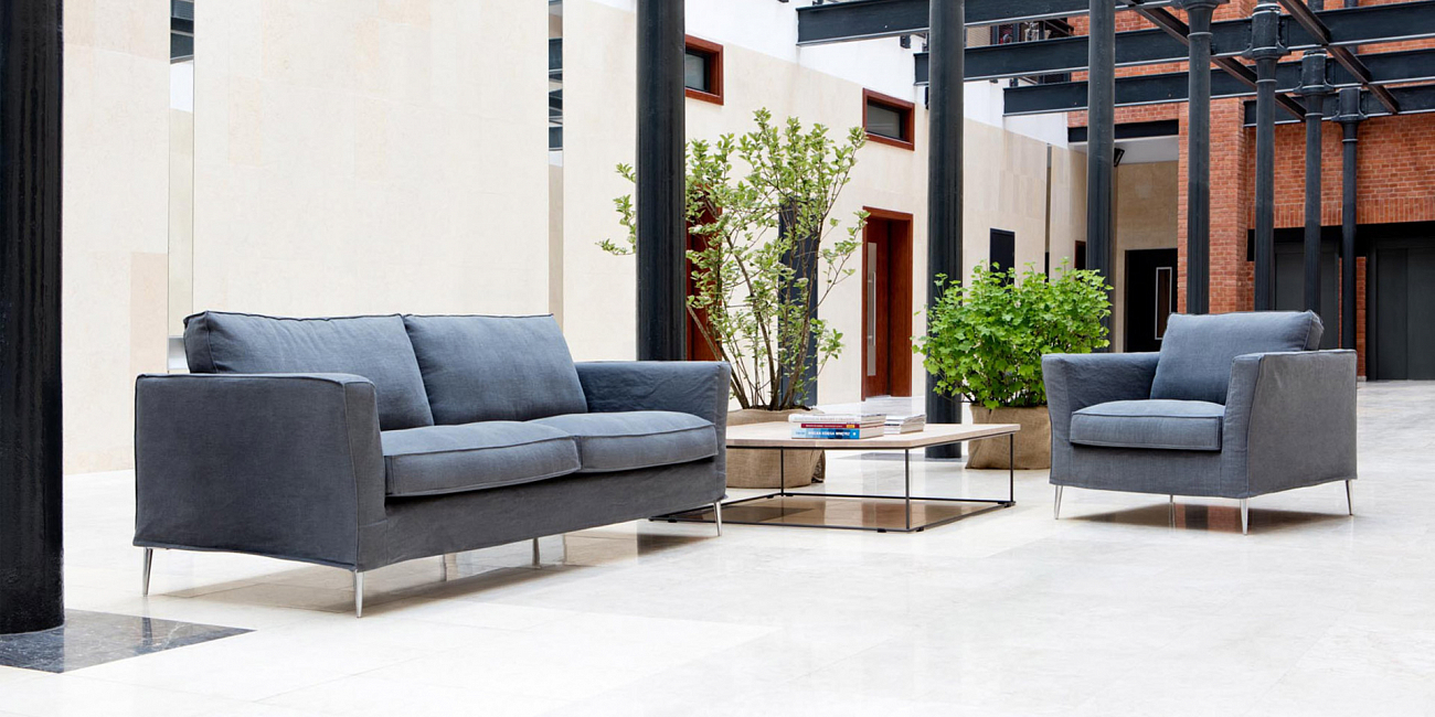 Диван Caprice трехместный прямой светло-бежевый SITS CAPRICE 191925 Бежевый;молочный - Вид №4