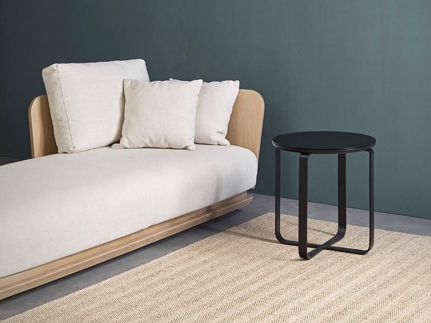 Kendo Mobiliario Низкий круглый журнальный столик с журнальной полкой sun-id-1462667 - Вид №4