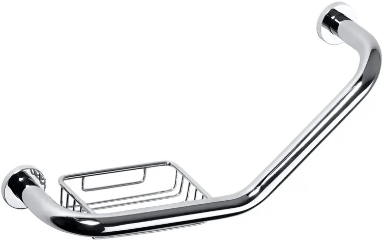 91058750 Поручень для ванной Bemeta Omega 43.50x15 цвет серый STLM-0991845