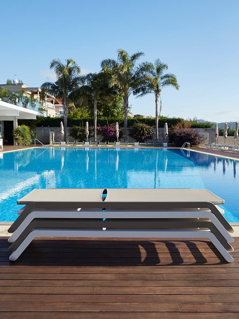 Ezpeleta Шезлонг из алюминия и phifertex® штабелируемый Vila Mu-vla00 - Вид №8