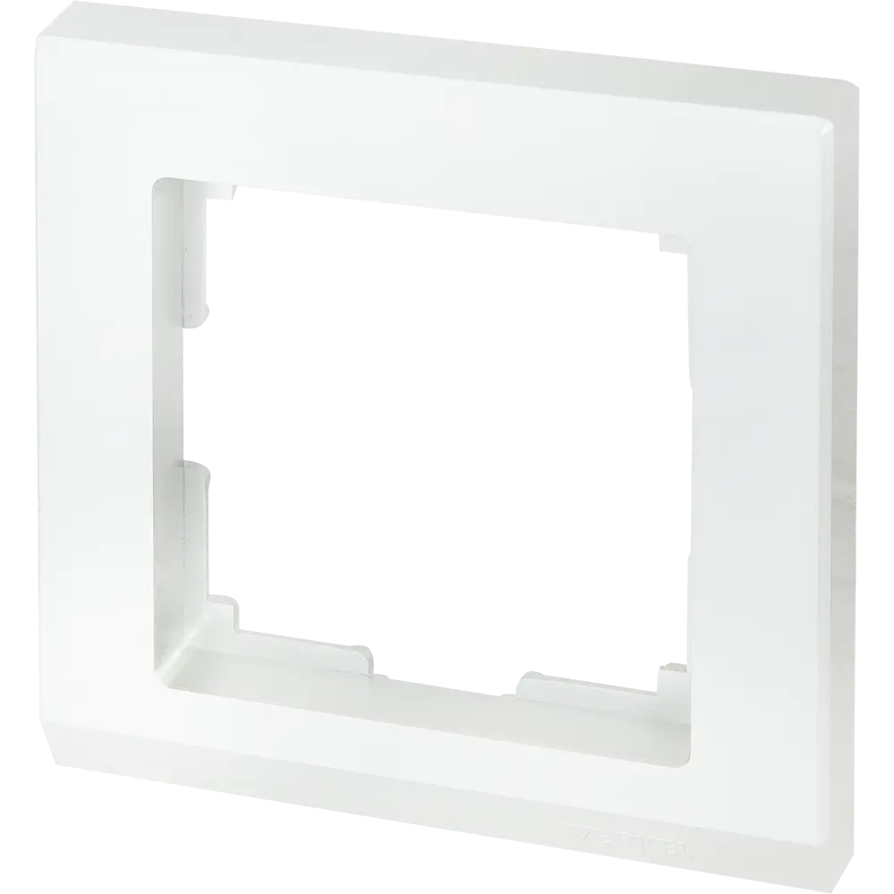 WERKEL Stark — элегантная рамка для розетки серебристого цвета 82125369 STLM-0019698 - Вид №1
