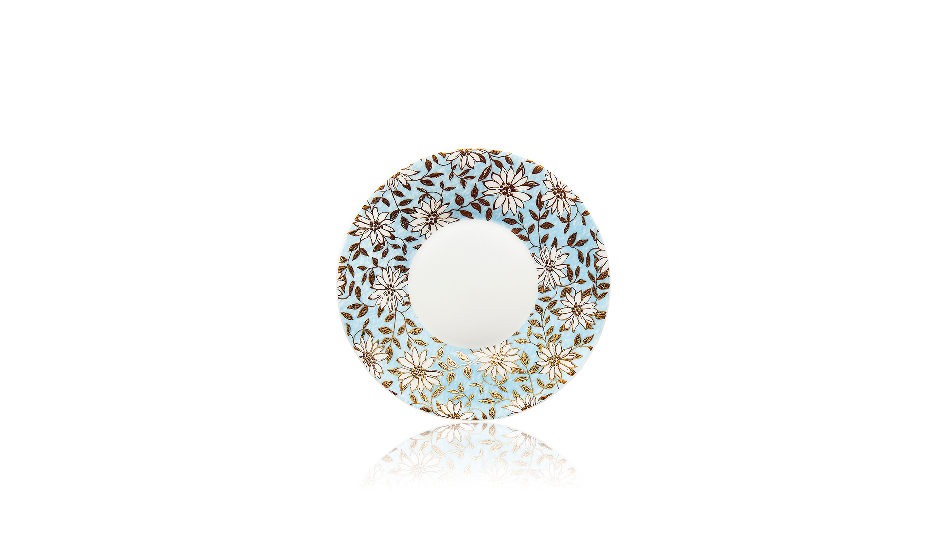 10604574 Dunoon Чашка чайная с блюдцем Dunoon "Аква.Айлей" 350мл Фарфор костяной  - Вид №3