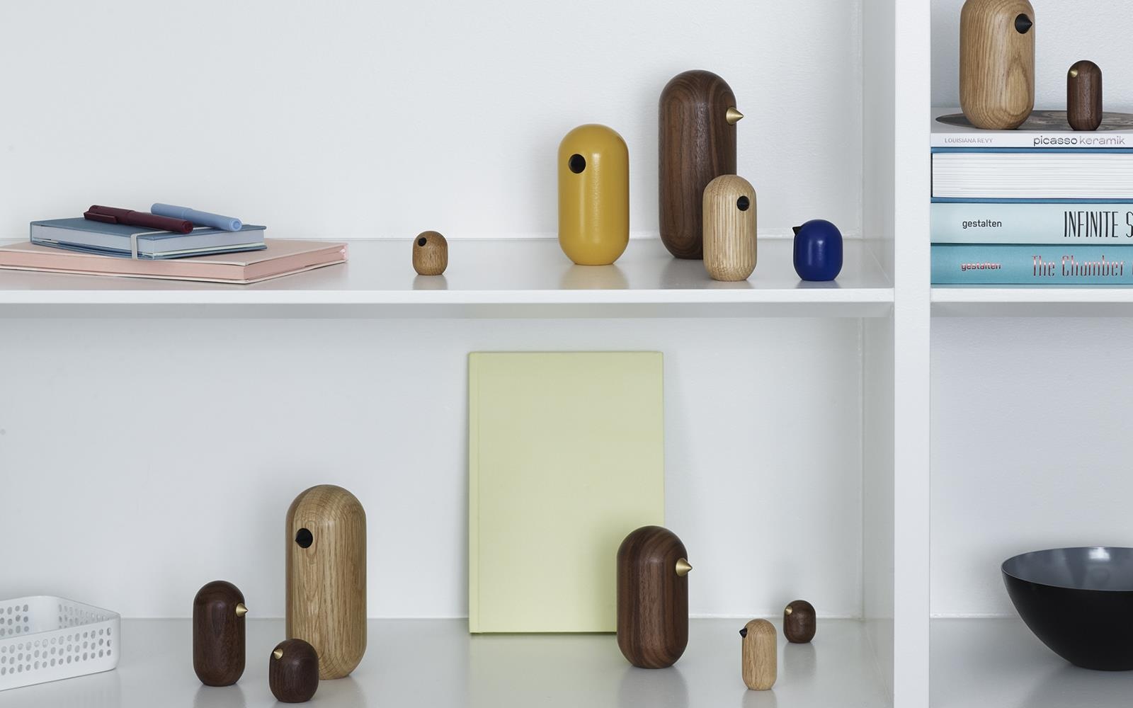 100245 Маленькая птичка 10 см Орех Норманн Копенгаген Normann Copenhagen  - Вид №1