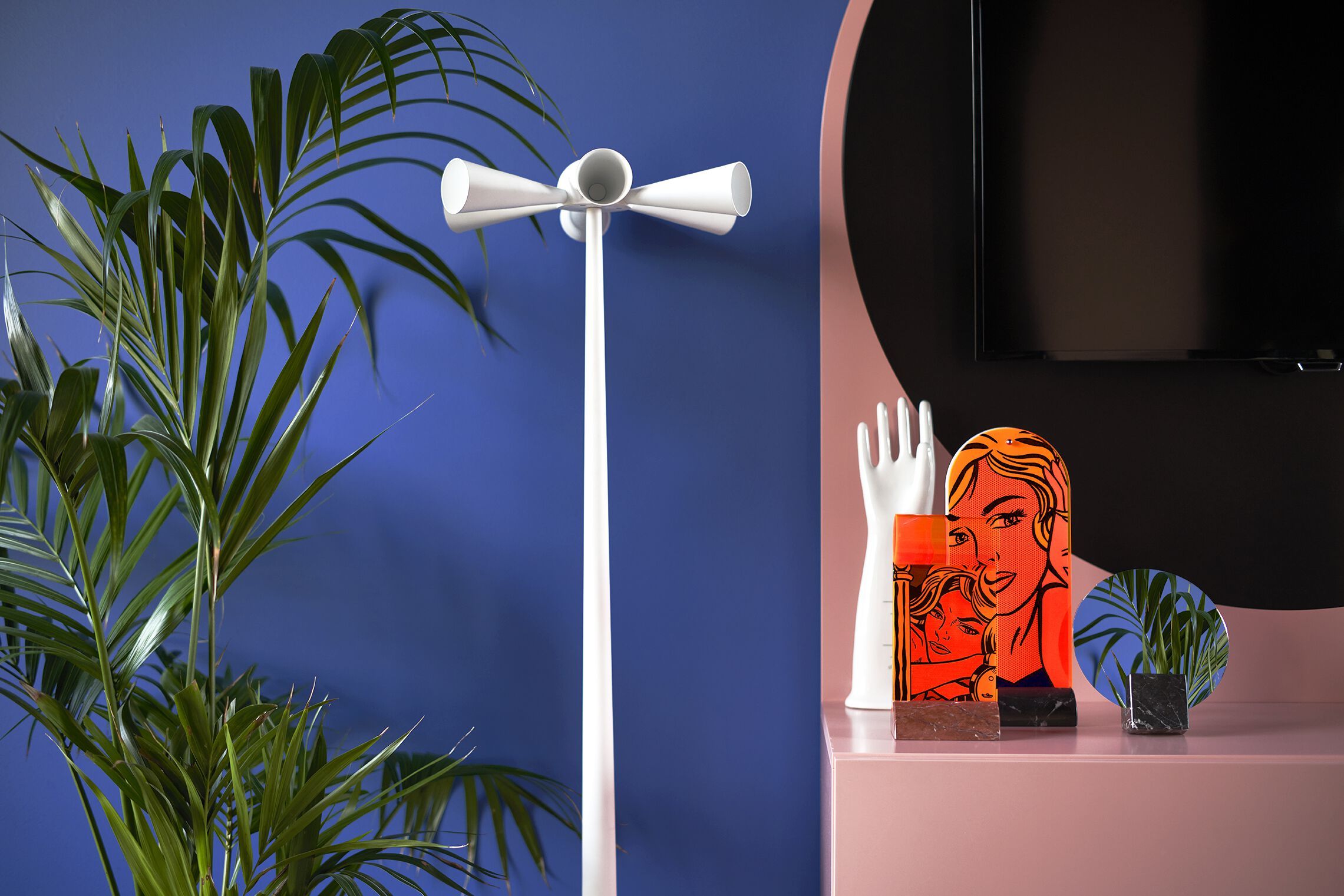 Настольное зеркало/фоторамка из мрамора и ПММА Poltronova ARCH-00086840 - Вид №1