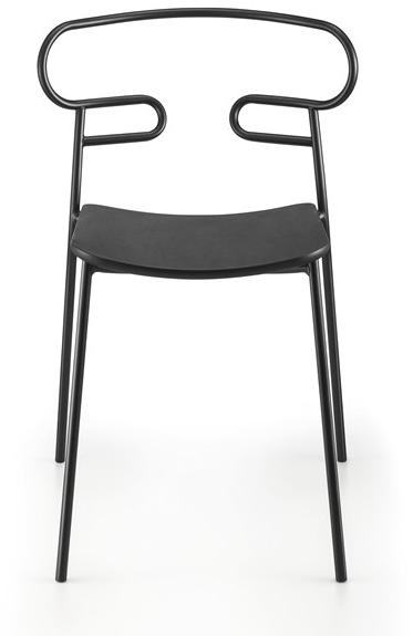 TrabA' Стул из металла и полиуретана с открытой спинкой Genoa 0047-met-pu - Вид №2