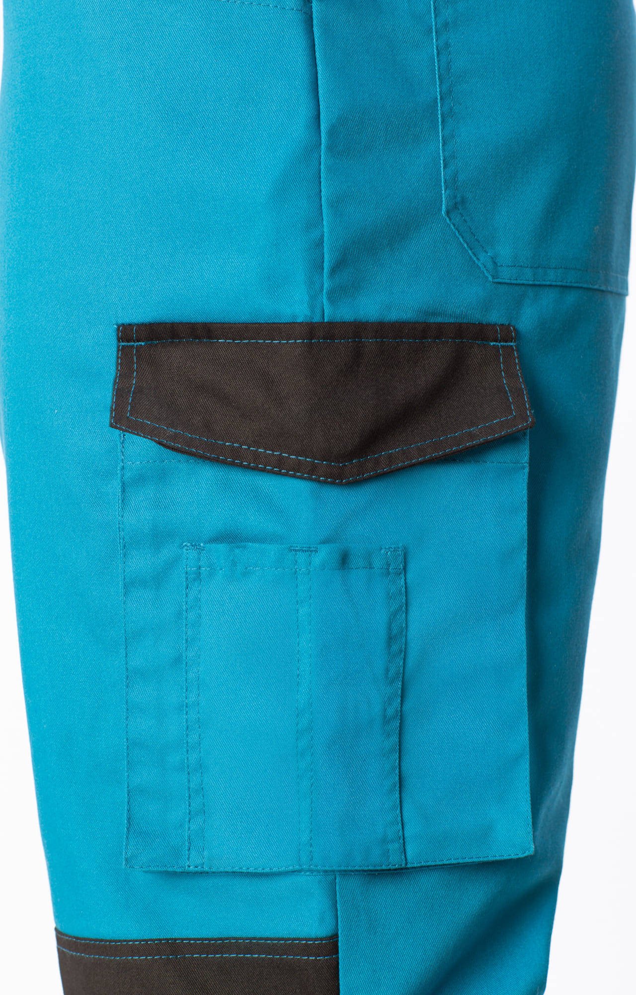 5031503 Костюм  NEW аквамарин-черный STATUS  Летняя спецодежда  размер 60-62/182-188  - Вид №13