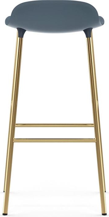 1400939 Barstool 75 cm Brass Blue Normann Copenhagen Form - Вид №3