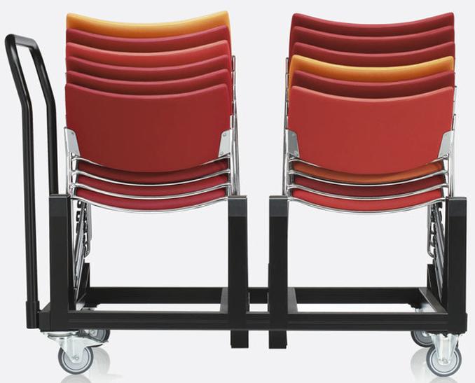 Brunner Стул для конференций, штабелируемый салазками Linos sun-id-1514699 - Вид №4