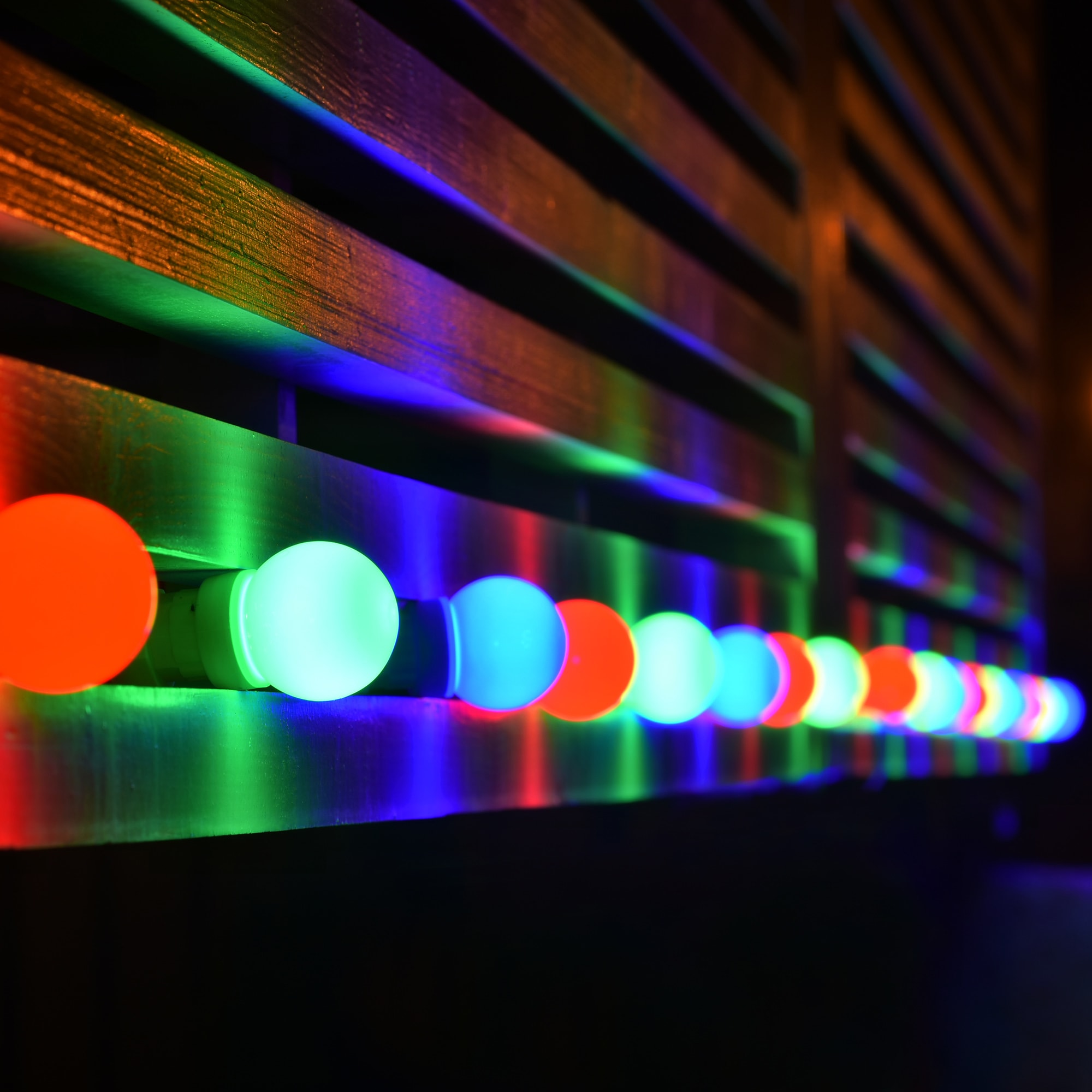 82341997 Электрогирлянда наружная нить «Лампочки» 2.4 м 6 LED мультисвет Santreyd  - Вид №5