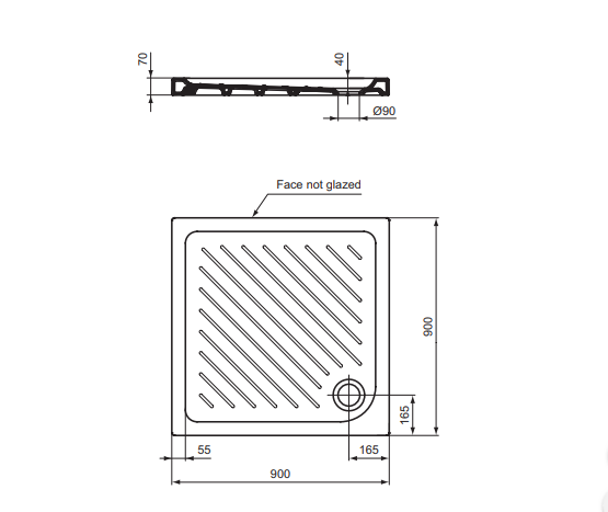 W833361 Душевой поддон VIDIMA FRESH - Вид №1