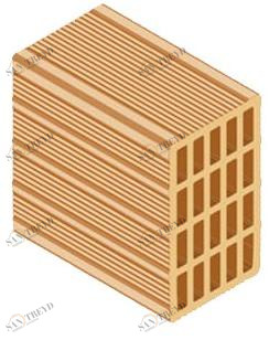 T2D Кирпичный блок с высокой биосовместимостью Ecopor® 311 20