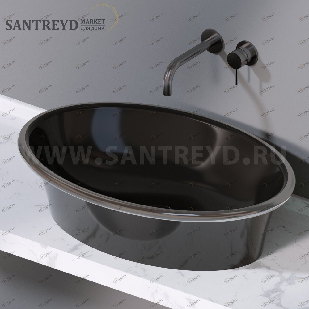 L492104P Накладная раковина на столешницу  овальная A. e T. Italia PRINCESS AeT ITALIA