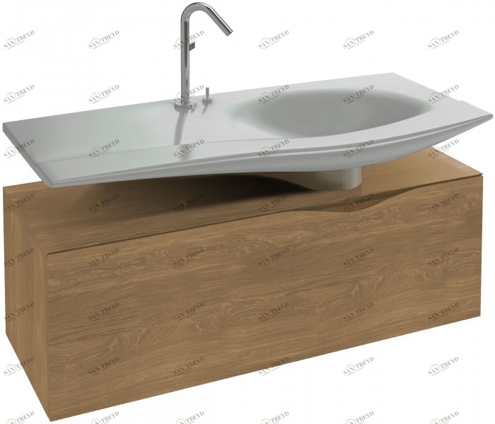 EB2000-G1C Мебель под раковину-столешницу 120 см, установка по центру Jacobdelafon STILLNESS Santreyd