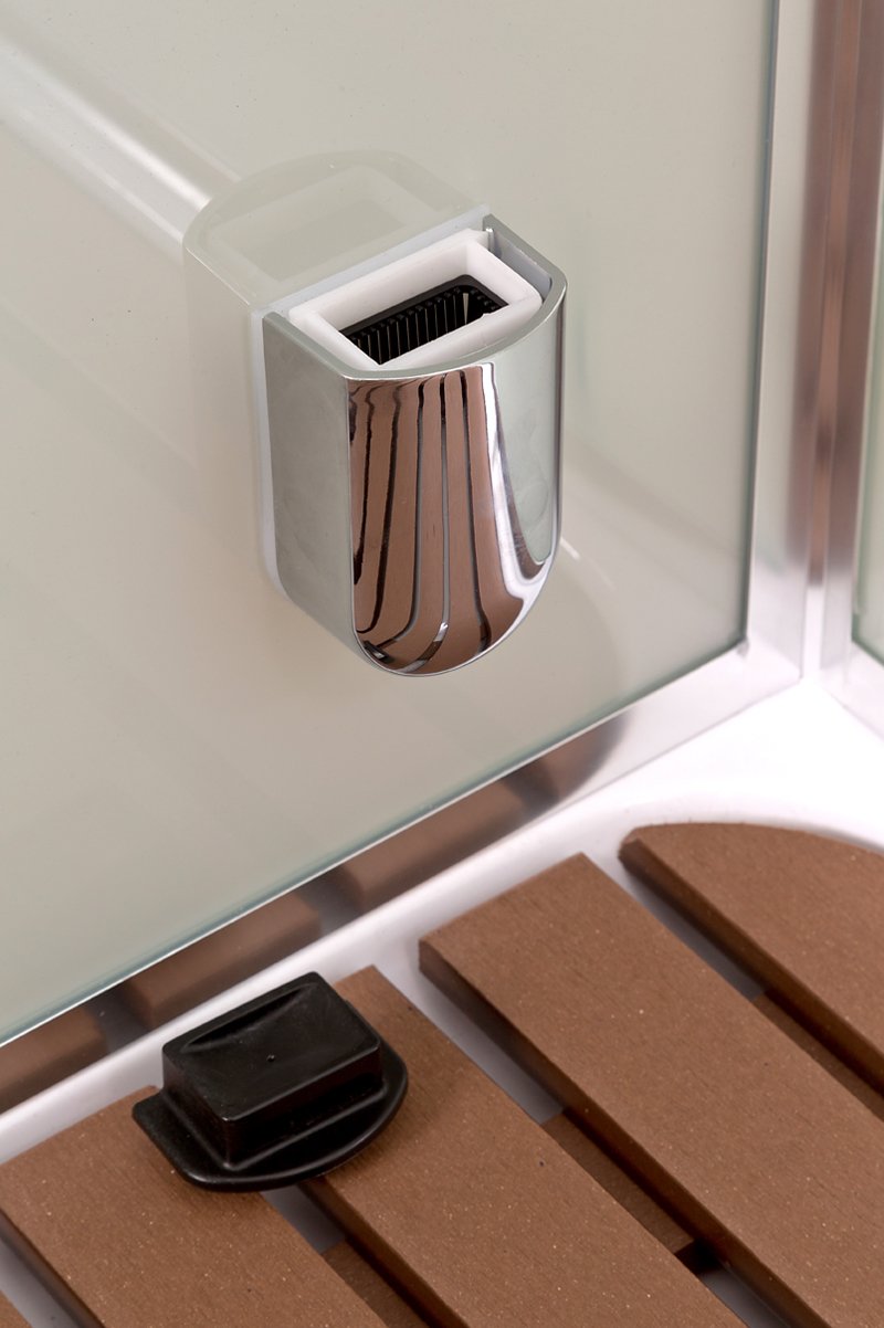 B09 BLACK Душевая кабина DETO Серия B Z120 KERAVA с паром - Вид №10