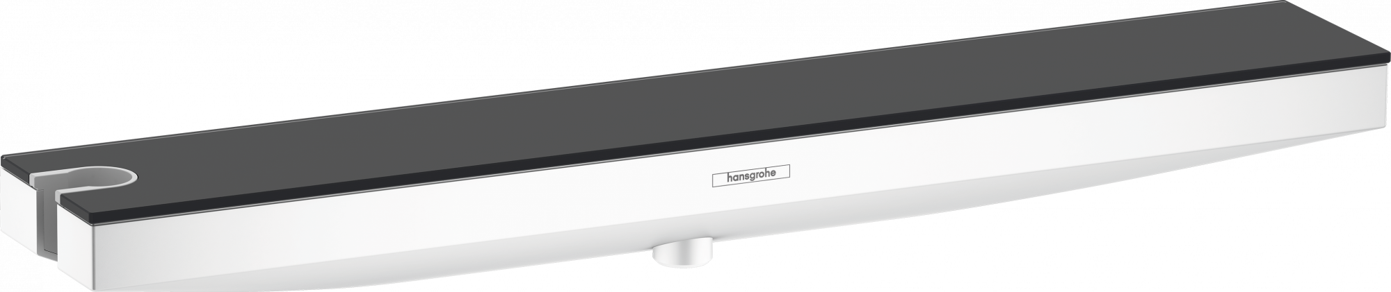 25035700 Rainfinity Digital Настенная розетка Porter 500 с держателем для душа и полкой для душа слева Hansgrohe 