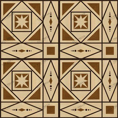 Художественный паркет Da Vinci Щитовой 26-109 Дуб (Гладкая) 500х500 мм 26010109