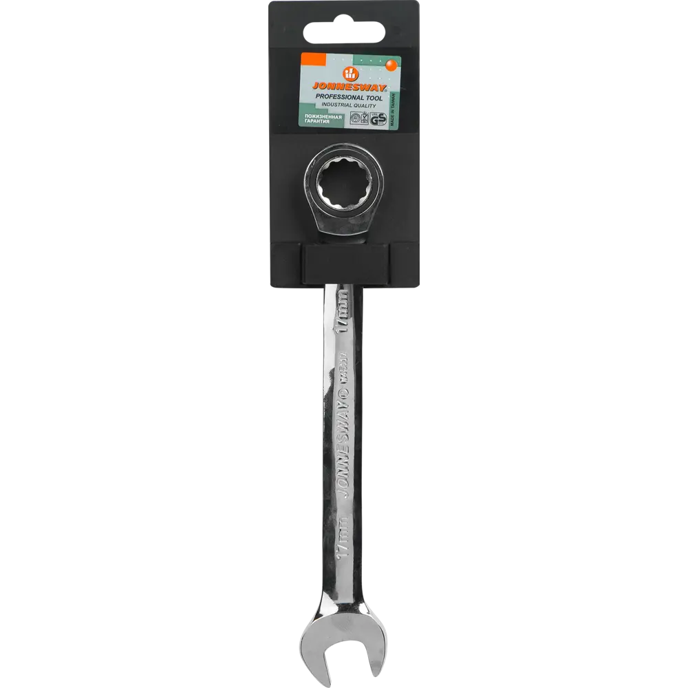 Ключ комбинированный с храповым механизмом Jonnesway W45117 17 мм STLM-2174106 - Вид №3