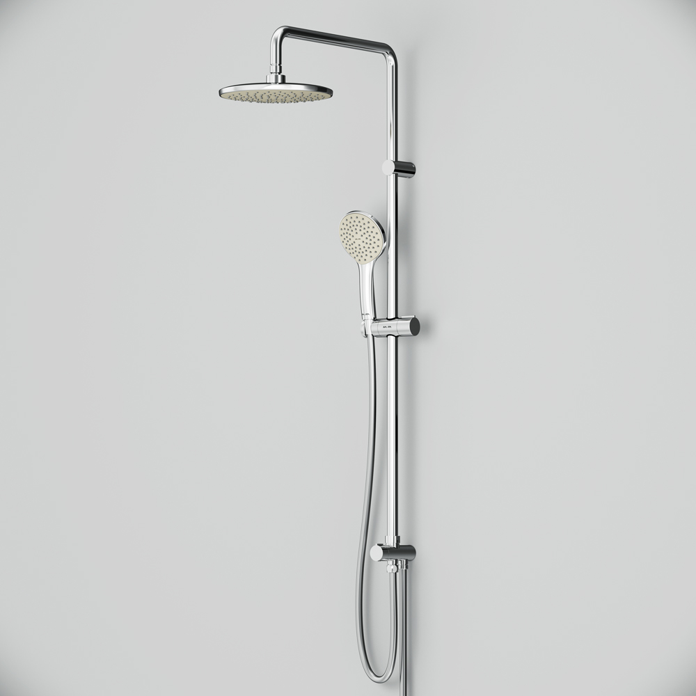F0790000 душ.система набор: верхн.душ d 220 мм ручн.душ 1 ф-ция d 110 мм переключатель хром AM.PM Gem - Вид №5