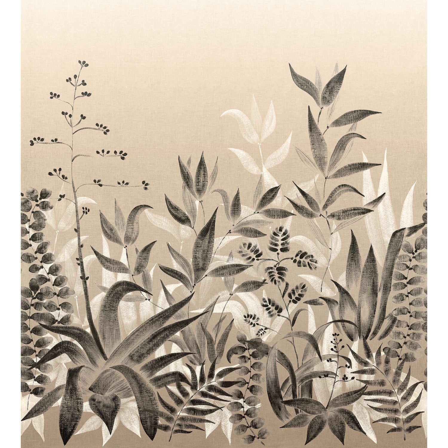 Настенная ткань с цветочным рисунком Casamance Palmadora ARCH-00048442 - Вид №4