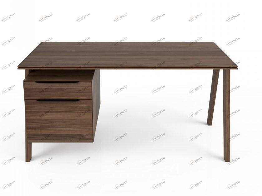 Huppé Прямоугольный стол из орехового дерева с ящиками Howard 7303c HUPPE