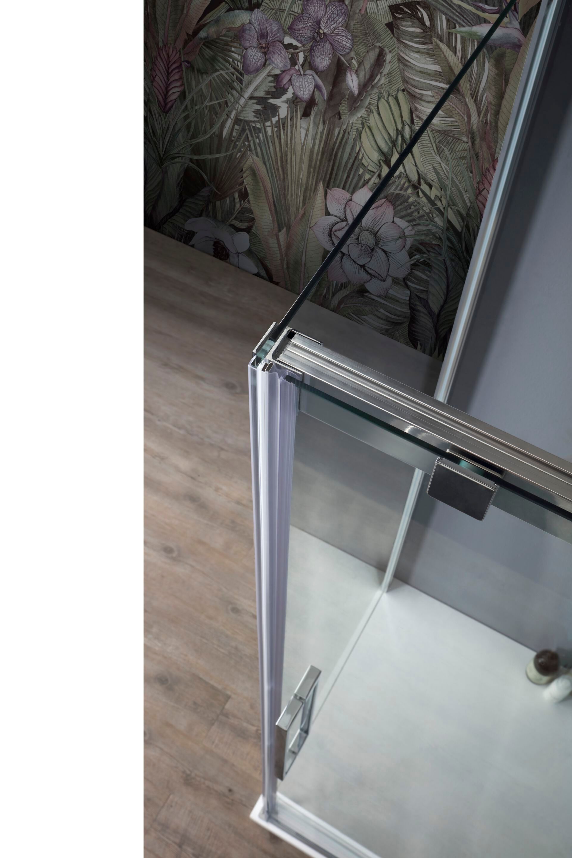 Алюминиевая и стеклянная душевая кабина с раздвижной дверью TAMANACO 8PSC15 ARCH-00009490 - Вид №1