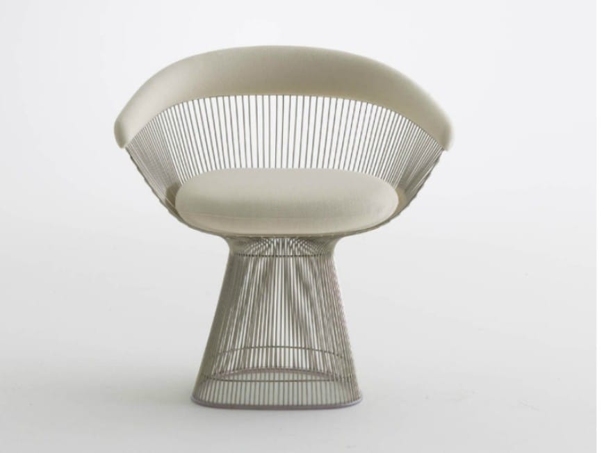 Стальной стул с подлокотниками Knoll Platner ARCH-00027381 - Вид №13