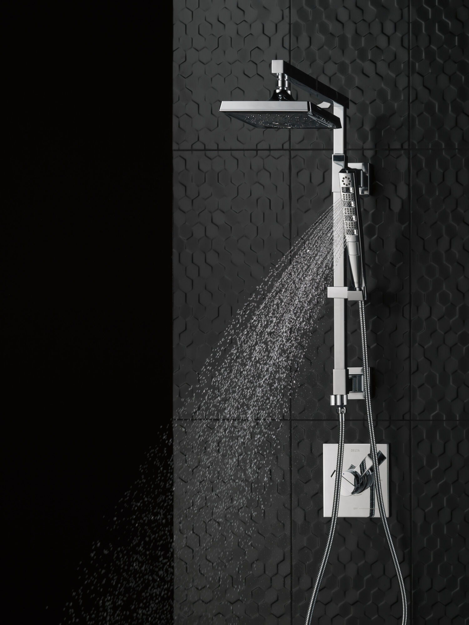 58410-PN Душевая колонна угловая 18 дюймов Delta Faucet Universal Showering Полированный никель  - Вид №14