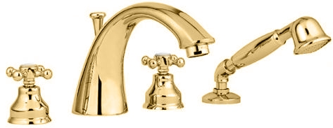 Смеситель MIGLIORE Lady ML.LAD-981.CRDO для ванны/душа - хром/золото  - Вид №1