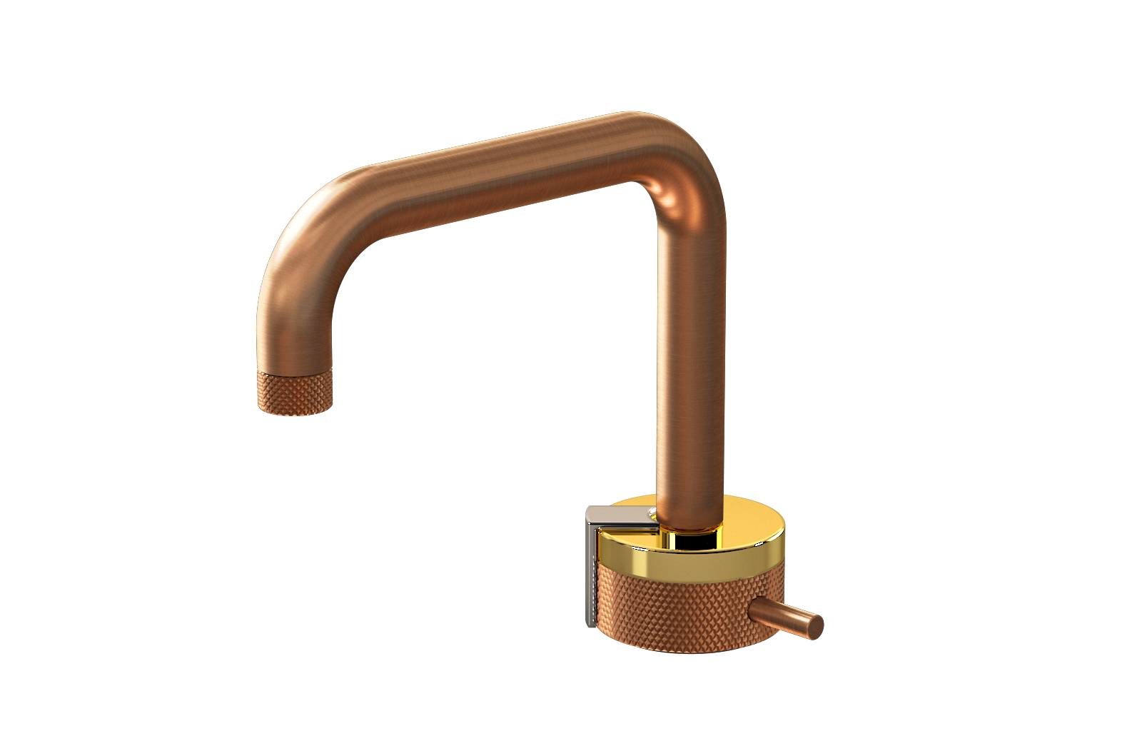 E-11500-R1AU-L2PN-BRG Однорычажный прогрессивный смеситель для раковины - излив 15,3см GRAFF MOD+