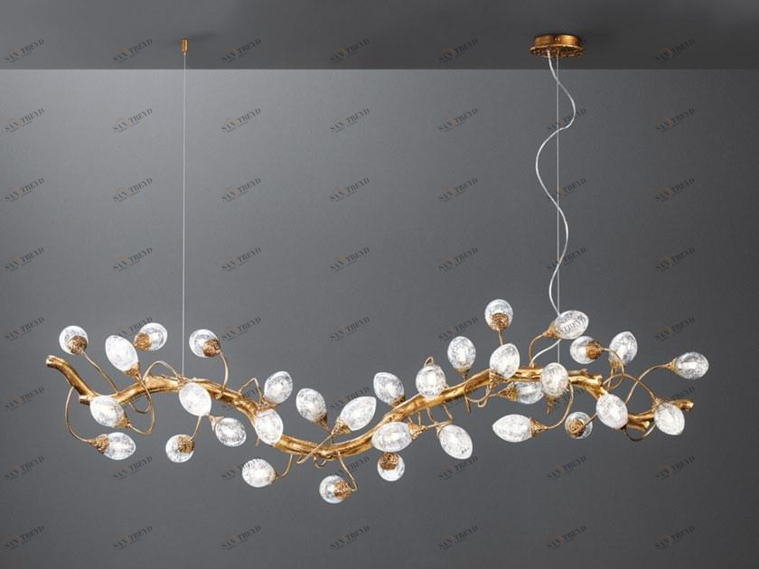 Serip Подвесной светильник из бронзы ручной работы Lotus Ct3376/33