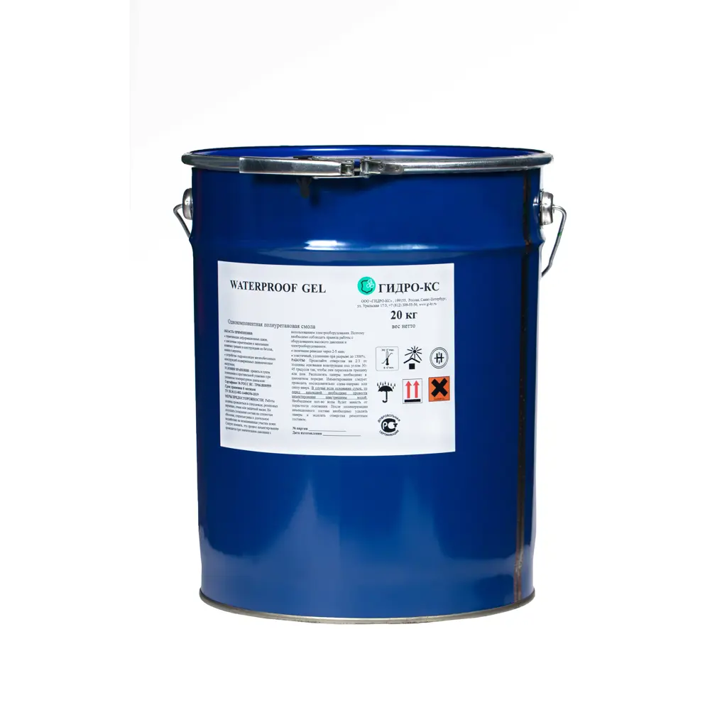 Смола полиуретановая Waterproof Gel 20 кг Santreyd Не применимо STLM-2181310