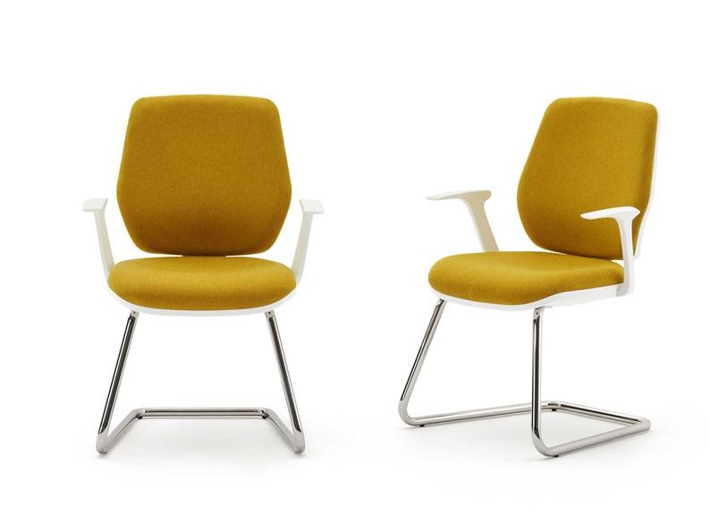 ESTEL GROUP Консольный офисный стул с тканевой обивкой и подлокотниками sun-id-1438294 - Вид №2