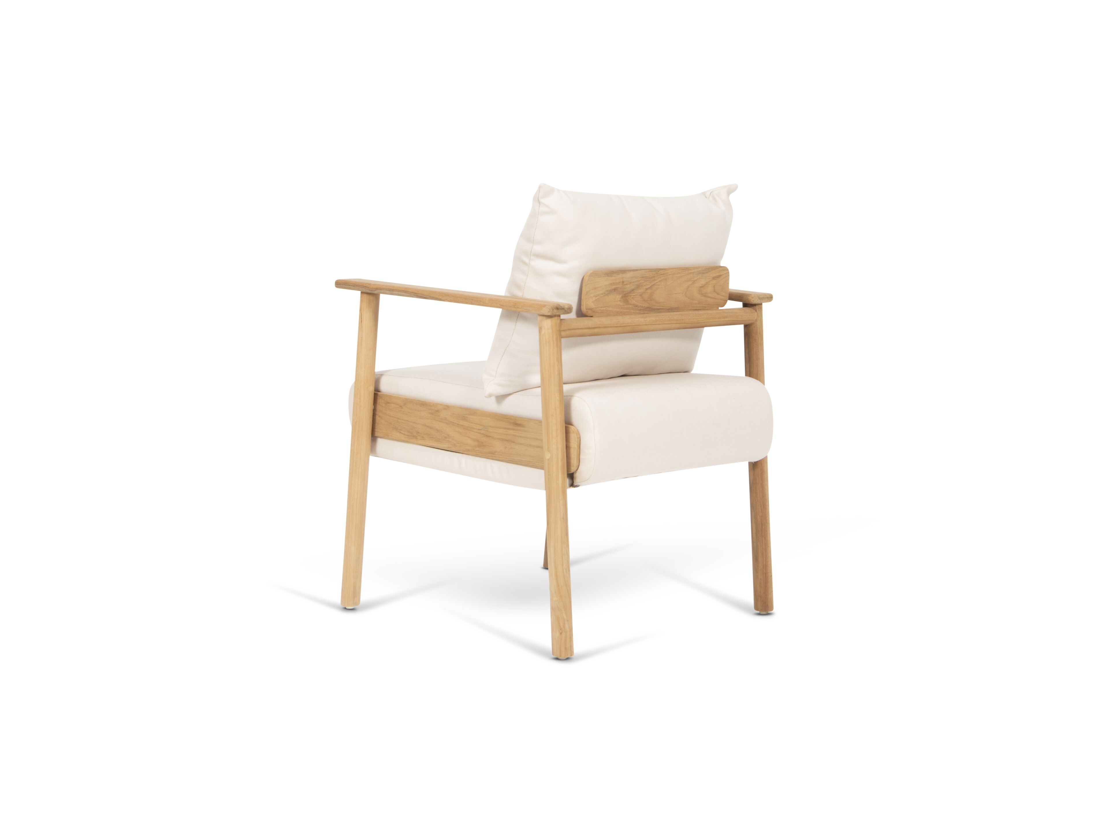 Садовый стул из тикового дерева с подушками Sunbrella FJAKA Pomalo ARCH-00099201 - Вид №5