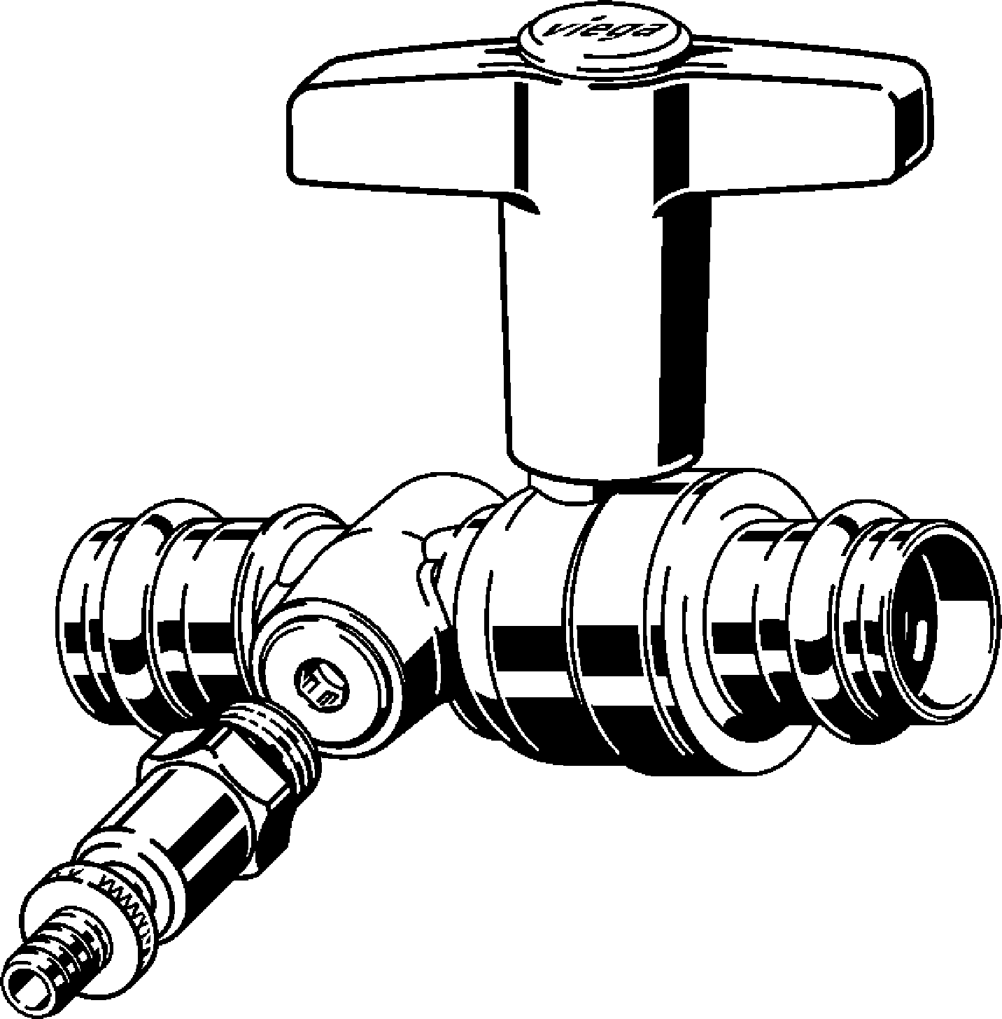 Viega Шаровой кран Easytop 2275.3 (746735) 746 735 - Вид №1