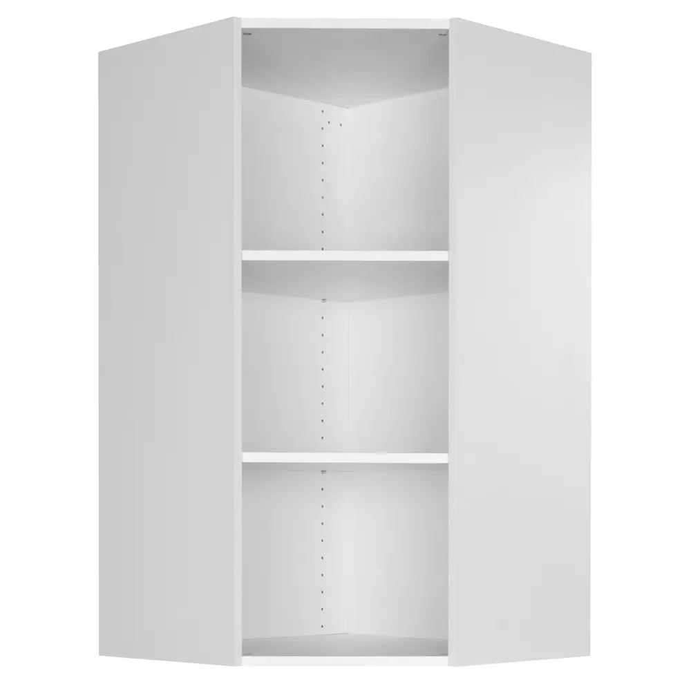 Konsensa Навесной кухонный шкаф 60 см белый с двумя полками 89410812 STLM-1579191 - Вид №1