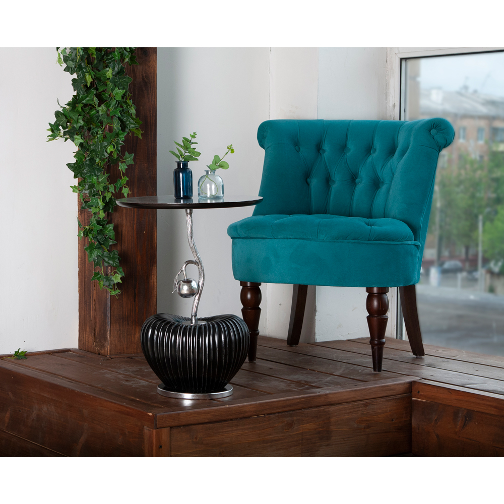 17137 Столик декоративный Эдем Серебро BOGACHO 4627179652722 - Вид №1