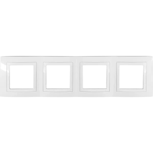 Рамка для розеток и выключателей Systeme Electric Unica 4 поста, цвет бежевый 10155559 STLM-2142134