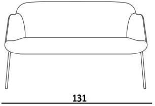 Quinti Sedute Диван из ткани Deep sun-id-1351111 - Вид №4