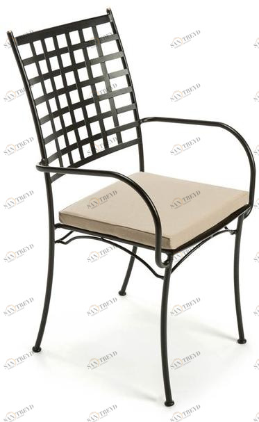 Vermobil Штабелируемый металлический садовый стул с подлокотниками Tosca To301