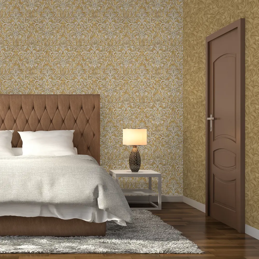 Обои флизелиновые 1,06х10 м цвет коричневый ED1118-05 EURO DECOR Жозефина STLM-2077566 - Вид №3