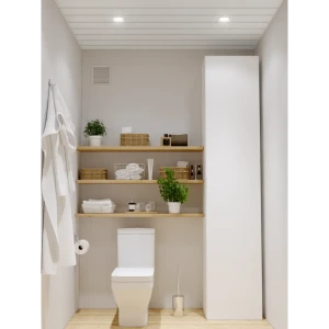 Набор реек 2x1 м цвет белый глянцевый, без раскладки