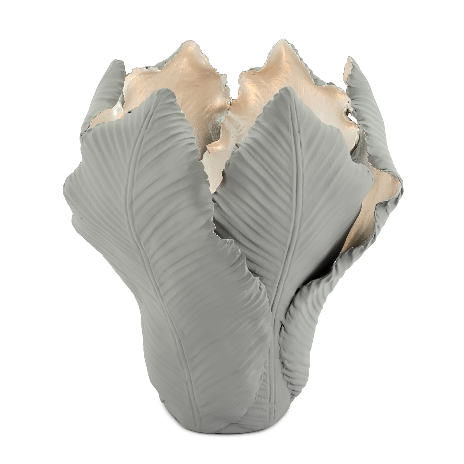 300054-93 ABHIKA ПОДСВЕЧНИК ТЮЛЬПАН BIG BLACK/GOLD  - Вид №6