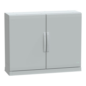 NSYPLAZ7103G 7035 ШКАФ СО СПЛОШ. ДВ/ЦОКОЛЬ 750Х1000Х320 Schneider Electric Thalassa