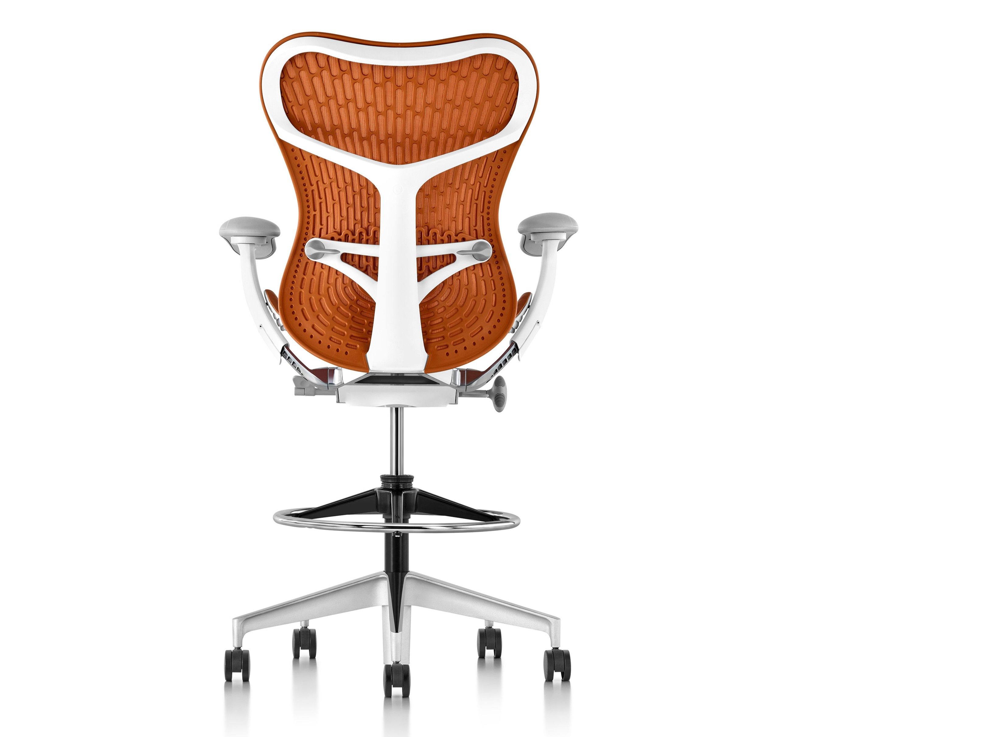 Бабочка ткань поворотный эргономичный офисный стул Herman Miller Mirra 2 ARCH-00007756 - Вид №1