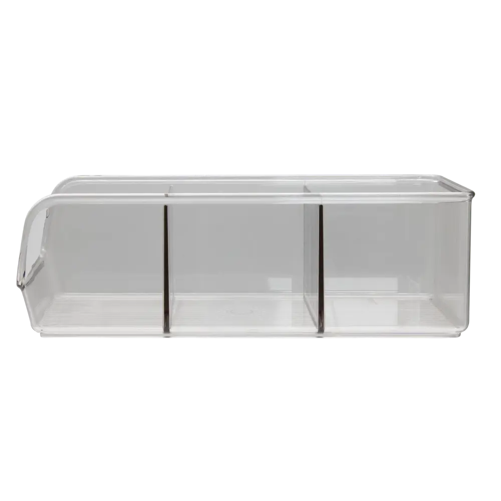 Органайзер для холодильника KONSENSA 27.9x13.9x8.9 см пластик прозрачный STLM-2100330 - Вид №2