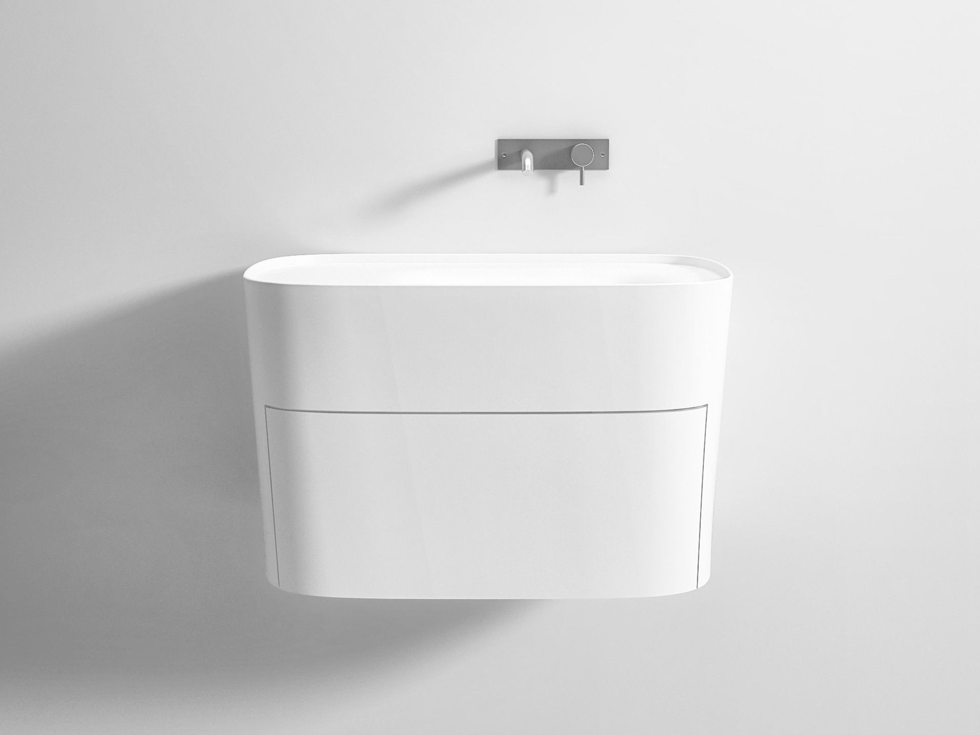 Подвесная раковина Corian® с ящиками Rexa источник ARCH-00015899 - Вид №1