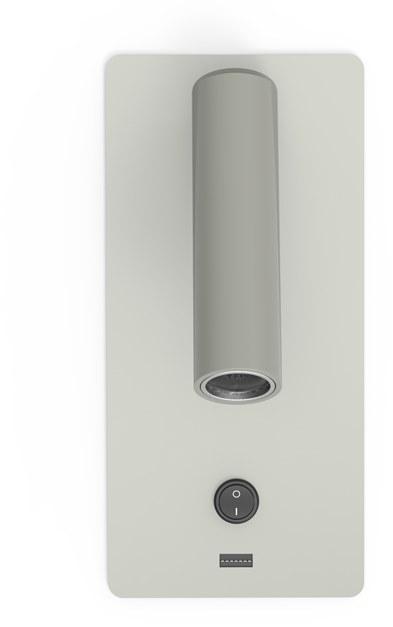 luxcambra Настенный светодиодный светильник из никеля с usb Manhattan sun-id-1451778 - Вид №3