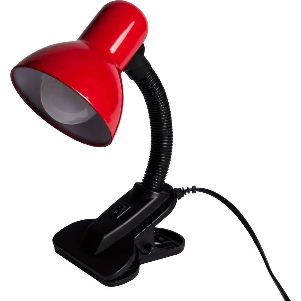 Настольная лампа с прищепкой TDM Electric SQ0337-0127, цвет черный/бордовый STLM-2039437 - Вид №1