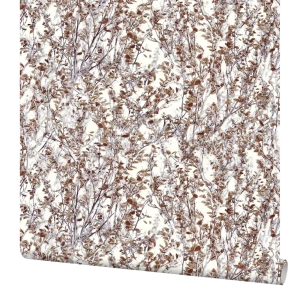 Обои флизелиновые Elysium Вереск темно-коричневые 1.06 м Е18804