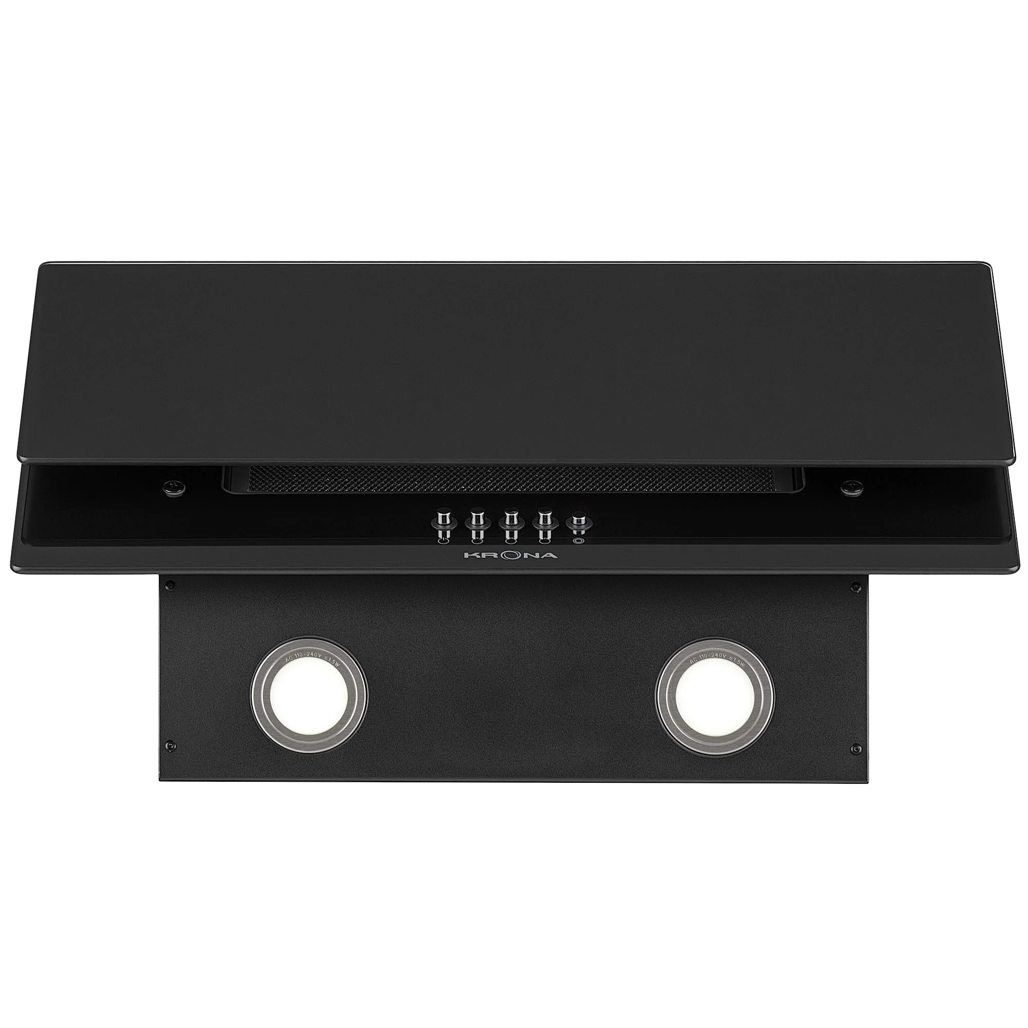 5327913 Вытяжка наклонная KRONA VENERA 600 PB черный/черный STDN-0022168 - Вид №4